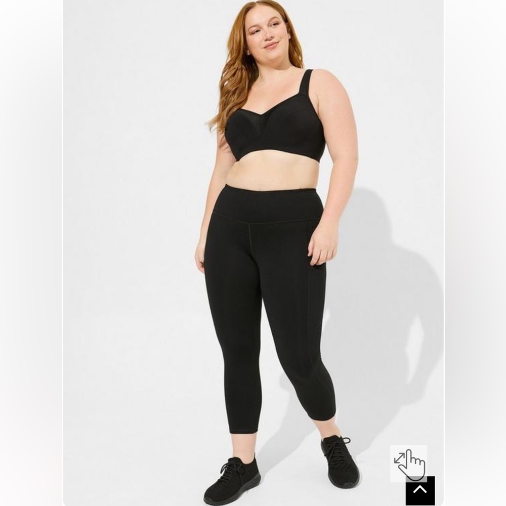 Torrid Performance Core Crop Active Legging with Pocket